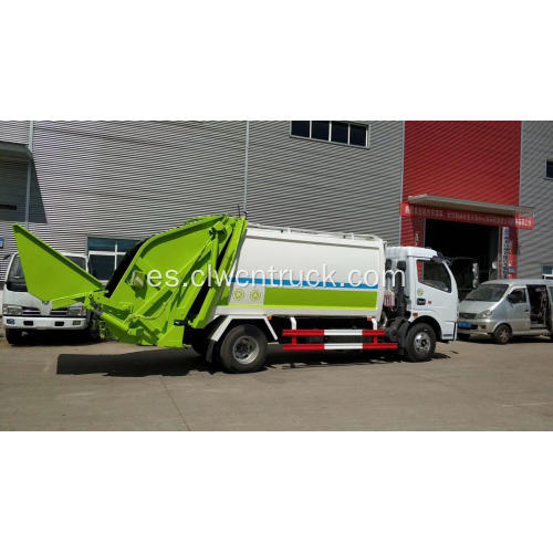 Camión compactador de basura de la basura de Dongfeng 120hp 8cbm